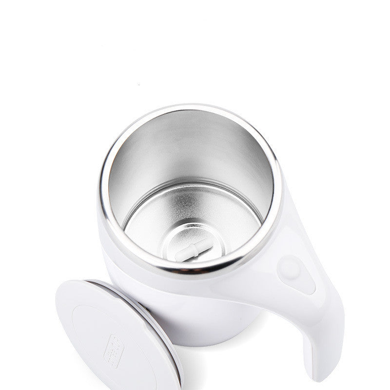 Taza de café con agitación automática, modelo recargable