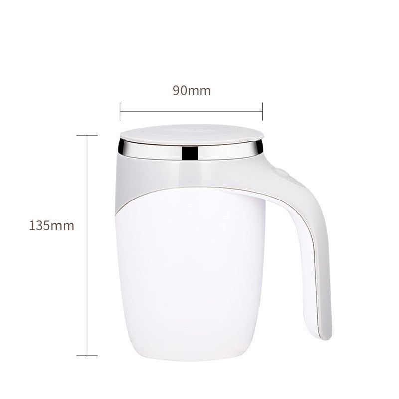 Taza de café con agitación automática, modelo recargable
