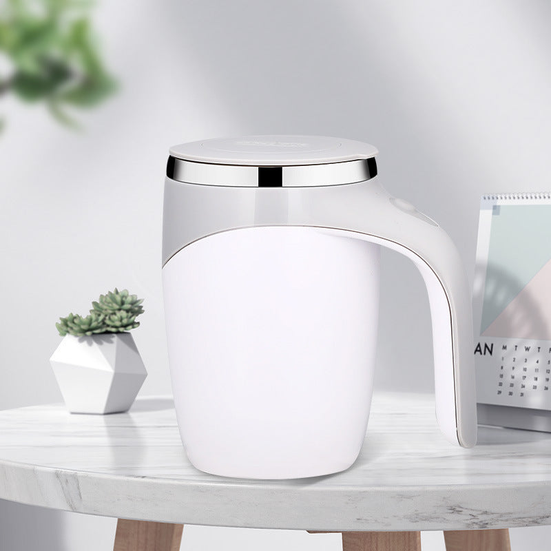 Taza de café con agitación automática, modelo recargable